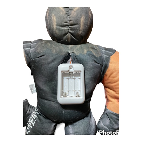 Vintage 1998 WCW Wrestling Sting Battery Talking Plush Doll Pillow Pal Toy Biz - Picture 4 of 7